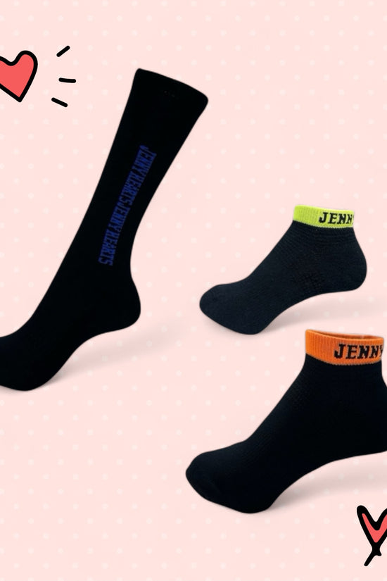 Golf Socks 001 ゴルフソックス 厚手 ショートソックス ロングロックス メンズ レディース ジュニア サポーター付き 靴下 ネイビー 高機能 日本製