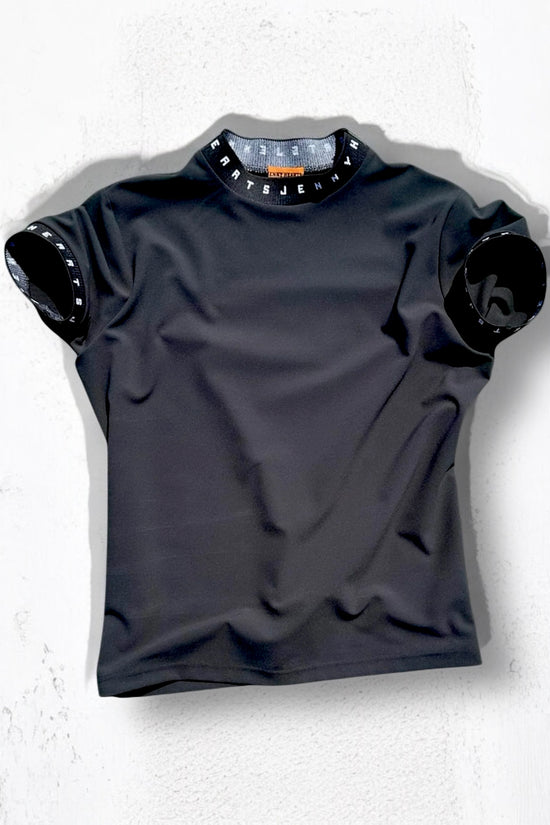 Mens Grosgrain Mock Neck メンズゴルフウェア 夏 半袖 モックネック グログラン ストレッチ 肌触りなめらか 速乾 UVカット 透け防止 シンプル おしゃれ 高品質 高機能 おすすめ プレゼント 日本製