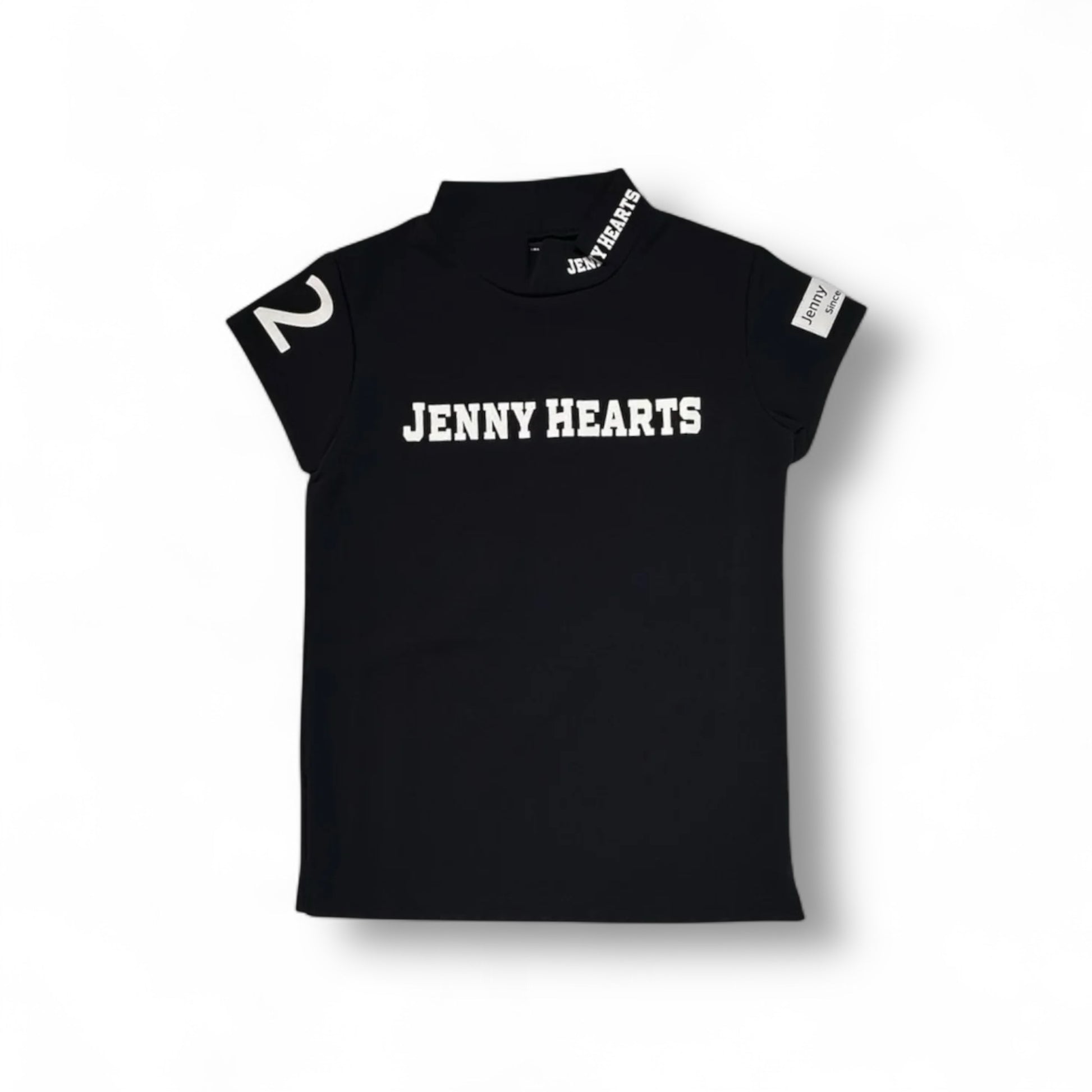 ＼おすすめ／Junior Girls Dry Mock Neck ドライタッチ 伸縮性良 ジュニアゴルフウェア ガールズ モックネック 130cm 140cm 150cm