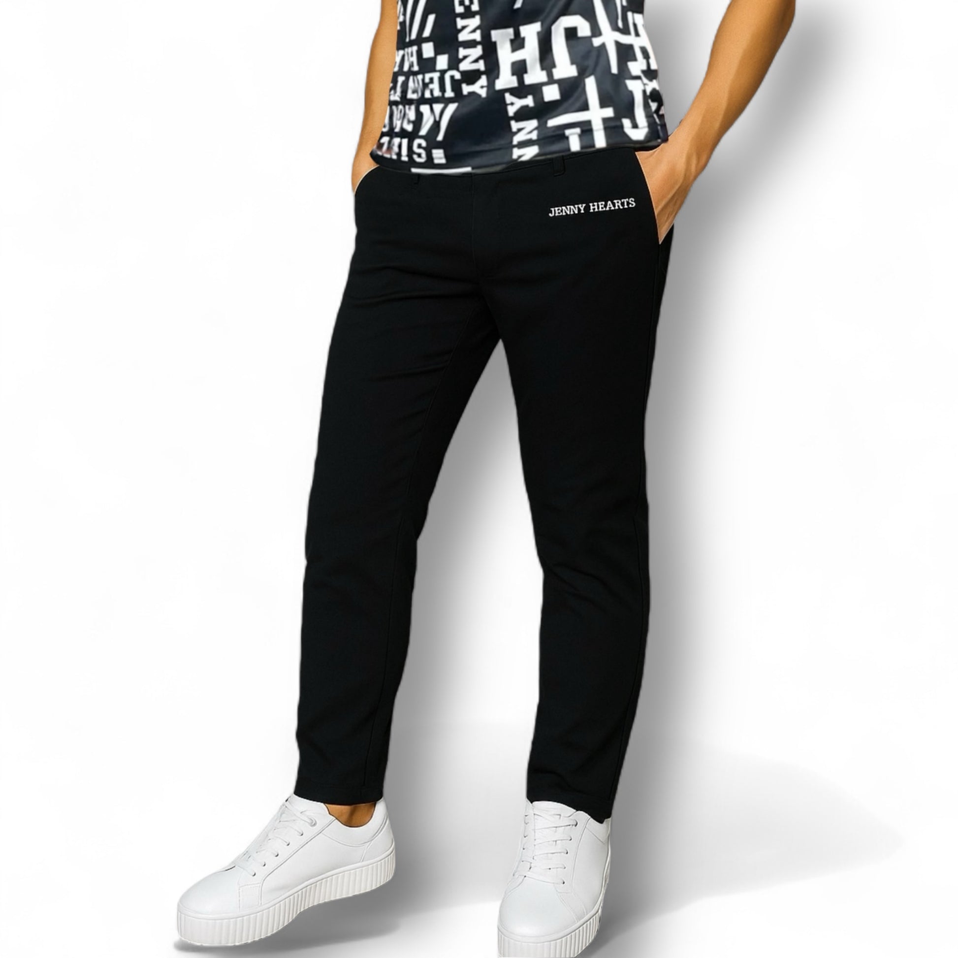 Mens Golf Pants ２Way Stretch  ゴルフウェア メンズ 夏 ストレッチパンツ ドライ 伸縮性 UVカット 透け防止 高品質素材 オールシーズン JH25-P060