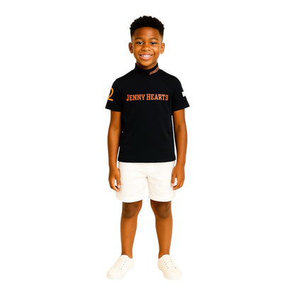 ＼おすすめ／Junior Unisex Dry Mock ジュニアゴルフウェア ドライ モックネック ユニセックス 男の子 女の子 おしゃれ 人気商品 日本製