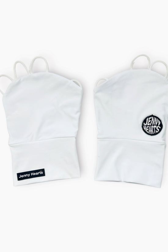 Ladies Golf UV Protector ゴルフグローブ 手袋 クール 通気性 ハーフフィンガーグローブ プロテクター 紫外線対策 UVカット 手の甲日焼け止め