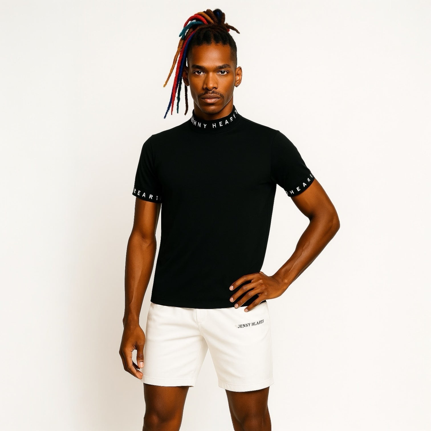 ＼新発売／Mens Grosgrain Mock Neck メンズゴルフウェア 夏 半袖 モックネック グログラン ストレッチ 肌触りなめらか 速乾 UVカット 透け防止 シンプル おしゃれ 高品質 高機能 おすすめ プレゼント 日本製