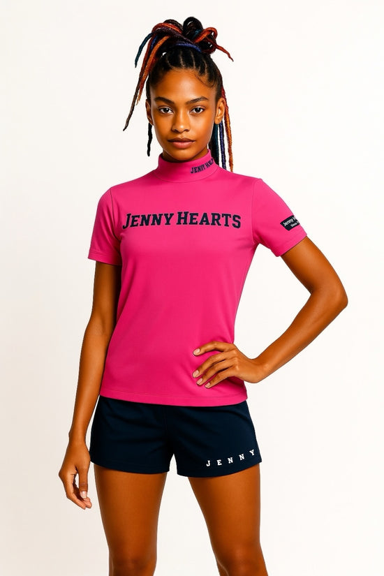 Ladies Twincot UV Mock Neck ゴルフウェア レディース ジュニア ガールズ モックネック ゴルフシャツ 消臭機能 伸縮性高い 春 夏