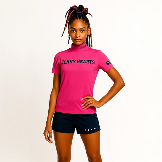 Ladies Twincot UV Mock Neck ゴルフウェア レディース ジュニア ガールズ モックネック ゴルフシャツ 消臭機能 伸縮性高い 春 夏