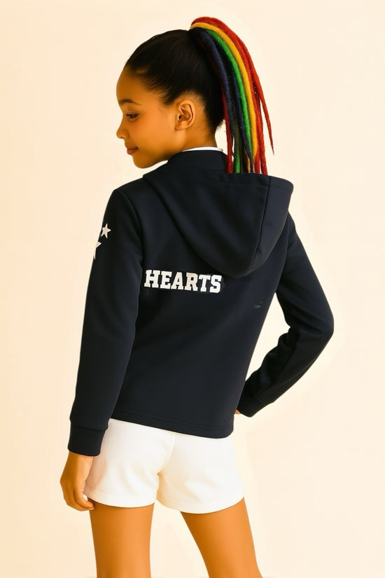 Junior Unisex ZipUp Jacket 薄手 ジュニアゴルフジャケット フード付き ジュニアゴルフウェア ボーイズ ガールズ ユニセックス 春 夏 秋 フード 男の子 女の子 キッズ 140cm 150cm おしゃれ 可愛い