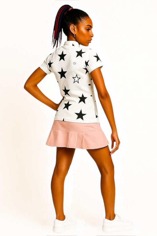 Ladies Elastic Flare Skirt 002 レディース ゴルフスカート 夏 透け防止 伸縮性 フレアスカート レディースゴルフウェア