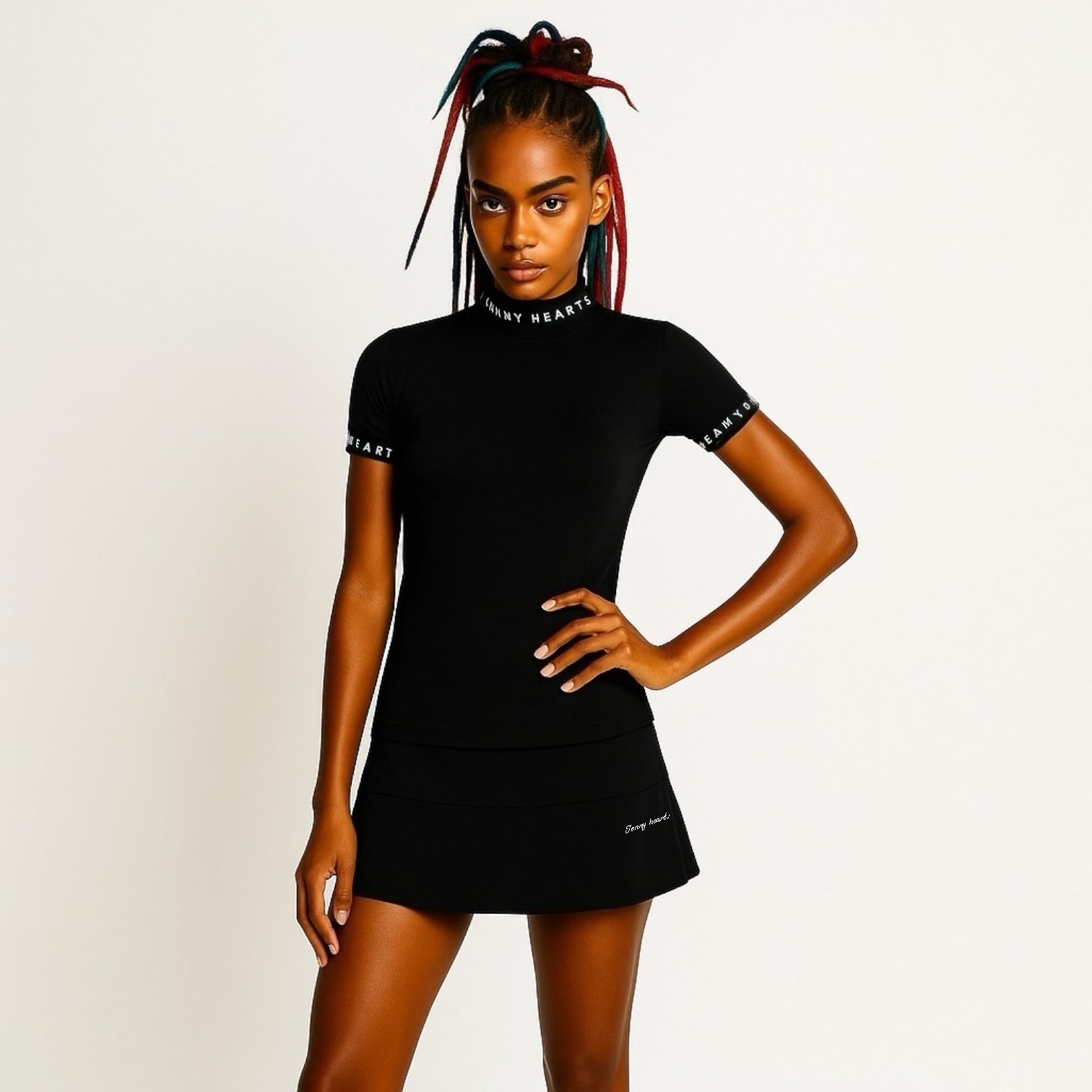 Ladies Elastic Flare Skirt 002 レディース ゴルフスカート 夏 透け防止 伸縮性 フレアスカート レディースゴルフウェア