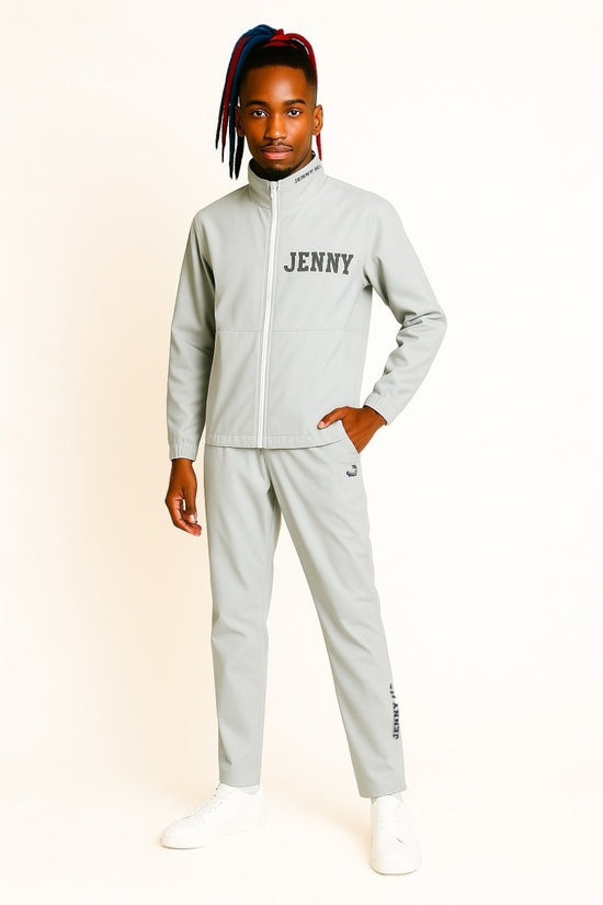 Unisex Rain Suit Light Grey JH-24R1001 ゴルフレインスーツ ユニセックス 上下セット オールシーズン 撥水 防水 カッパ