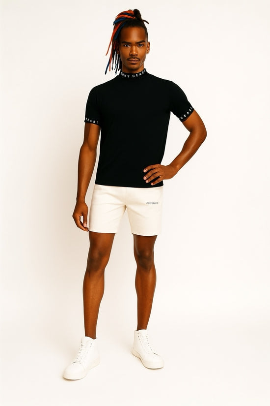 ＼新発売／Mens Grosgrain Mock Neck メンズゴルフウェア 夏 半袖 モックネック グログラン ストレッチ 肌触りなめらか 速乾 UVカット 透け防止 シンプル おしゃれ 高品質 高機能 おすすめ プレゼント 日本製