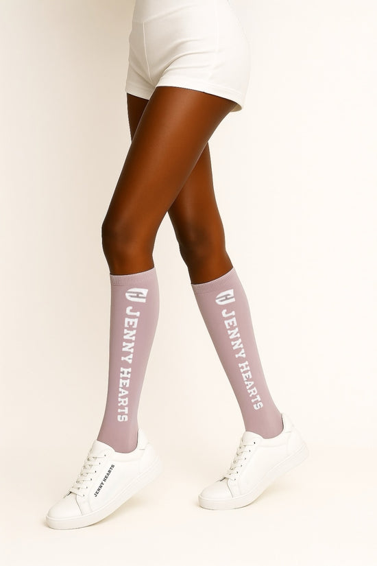 Golf Hight Socks 002 Rosybrown サポーター付きソックス ゴルフウェア オールシーズン ロジーブラウン レディース ジュニア 日本製 高機能