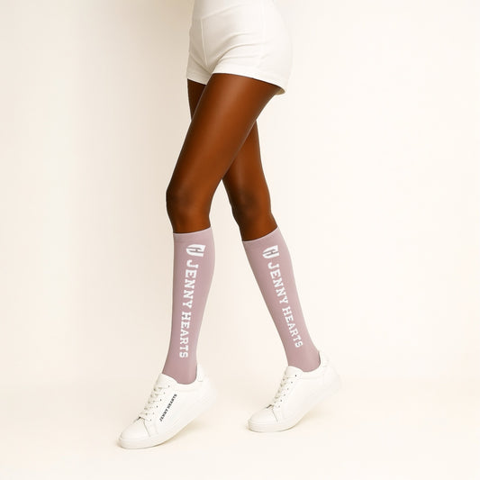 Golf Hight Socks 002 Rosybrown サポーター付きソックス ゴルフウェア オールシーズン ロジーブラウン レディース ジュニア 日本製 高機能