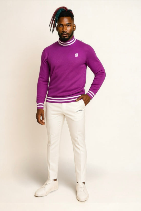 Mens BWB Sweater メンズニットセーター 伸縮性 おしゃれ 薄手 秋冬
