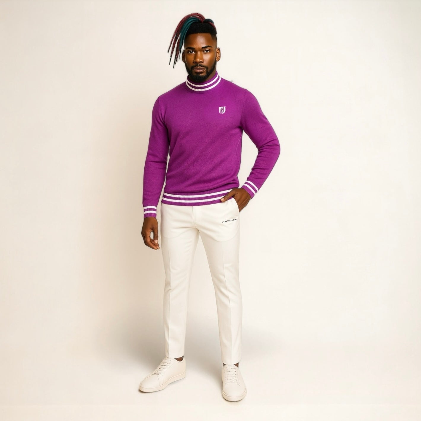 Mens BWB Sweater メンズニットセーター 伸縮性 おしゃれ 薄手 秋冬