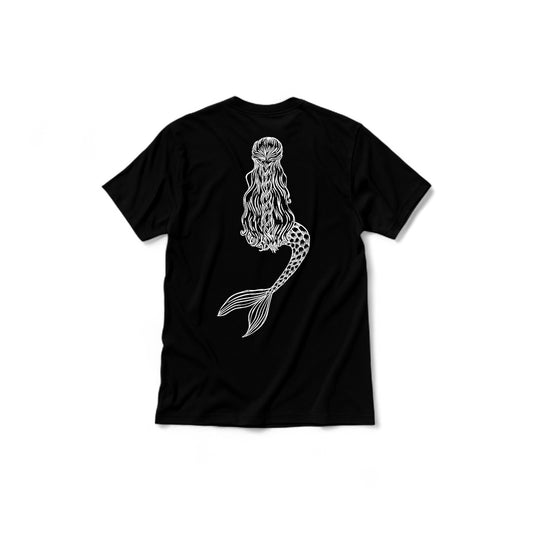 Mermaid T-Shirt Mens XL Black マーメイドTシャツ
