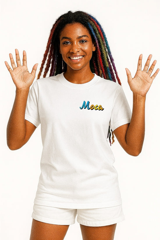 Diving Fin T-Shirt Unisex White Tシャツ