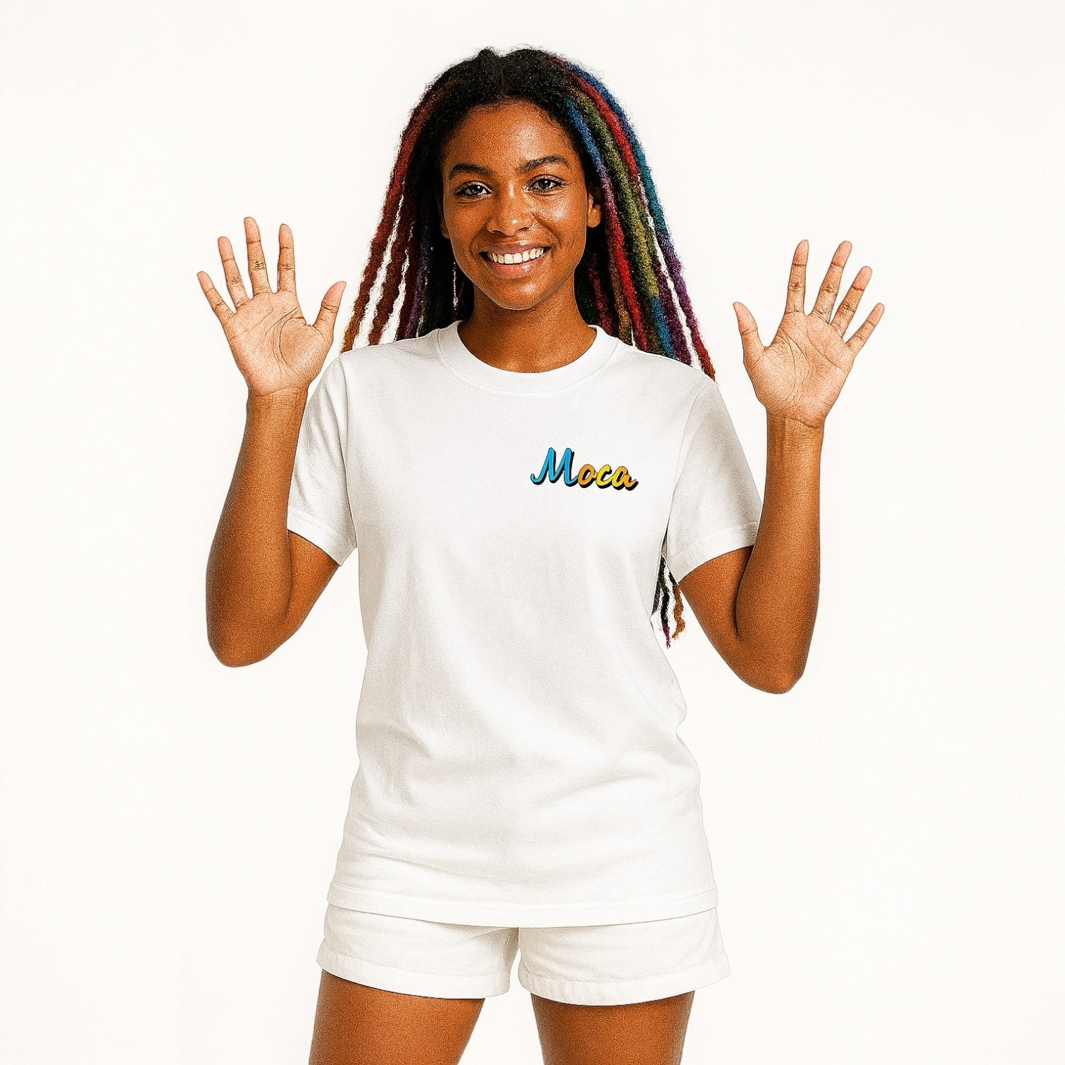 Diving Fin T-Shirt Unisex White Tシャツ