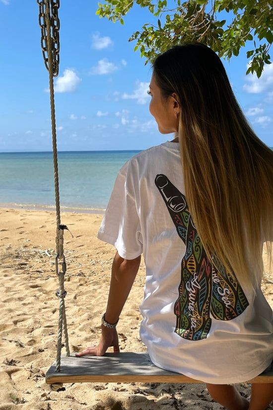 Diving Fin T-Shirt Unisex White Tシャツ