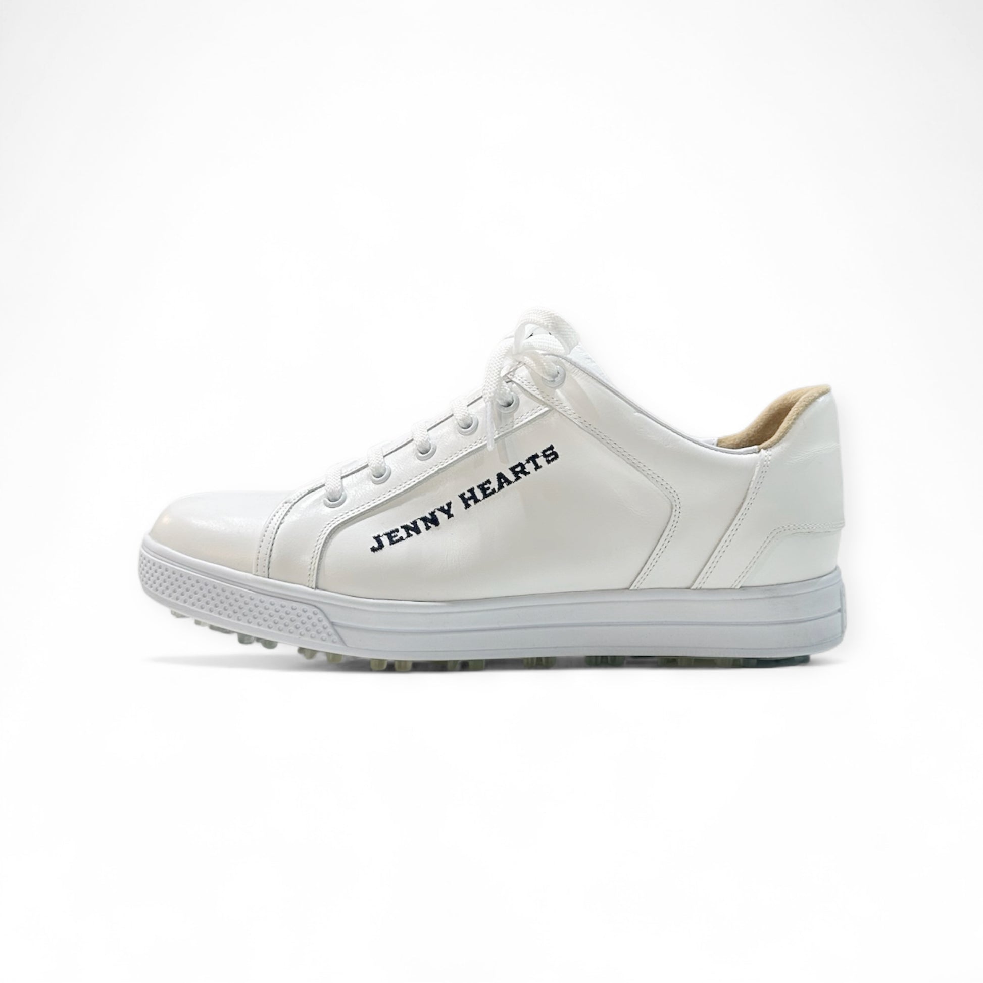 ＼創業祭限定価格／Mens Golf Shoes Azasコラボ 002  Tour Model スパイクレス 本皮 軽量 白 メンズ ゴルフ シューズ ツアープロ愛用