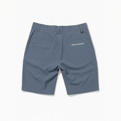 ＼Mockプレゼント／Mens Golf Half Pants 002 メンズ ゴルフパンツ 夏 ハーフパンツ ストレッチ スリム スタイリッシュ ナイロン 伸縮性高い