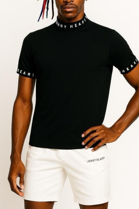 ＼新発売／Mens Grosgrain Mock Neck メンズゴルフウェア 夏 半袖 モックネック グログラン ストレッチ 肌触りなめらか 速乾 UVカット 透け防止 シンプル おしゃれ 高品質 高機能 おすすめ プレゼント 日本製