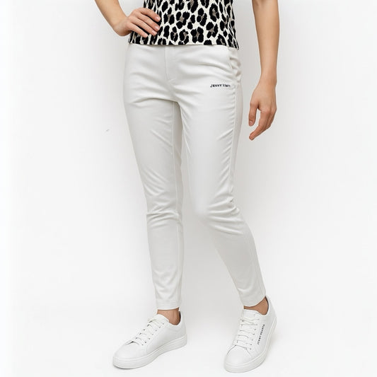 Ladies Slim Fit Pants ２Way Stretch ゴルフウェア レディース 夏 ストレッチパンツ スリム ドライ 伸縮性 UVカット 透防止 高品質素材 オールシーズン JH25-P061