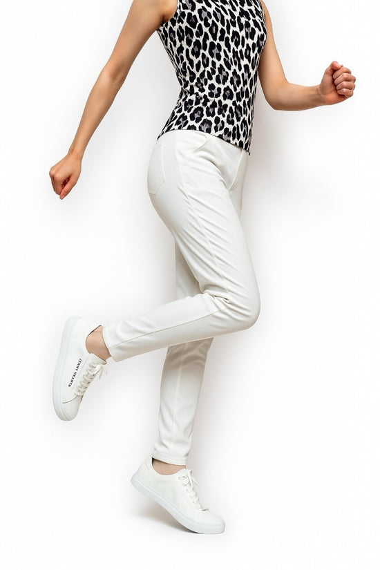 Ladies Slim Fit Pants ２Way Stretch ゴルフウェア レディース 夏 ストレッチパンツ スリム ドライ 伸縮性 UVカット 透防止 高品質素材 オールシーズン JH25-P061
