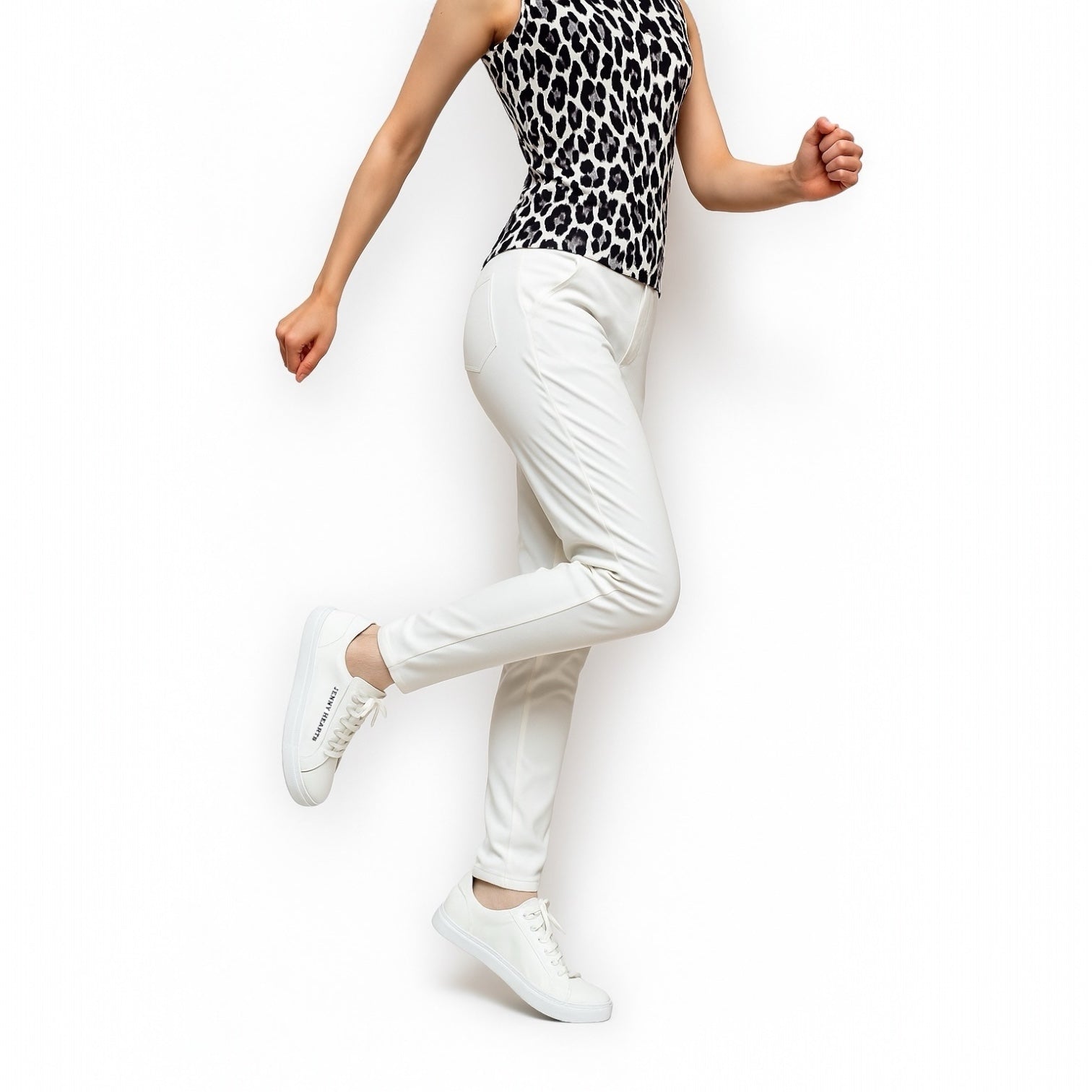 Ladies Slim Fit Pants ２Way Stretch ゴルフウェア レディース 夏 ストレッチパンツ スリム ドライ 伸縮性 UVカット 透防止 高品質素材 オールシーズン JH25-P061