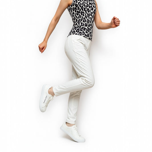 Ladies Slim Fit Pants ２Way Stretch ゴルフウェア レディース 夏 ストレッチパンツ スリム ドライ 伸縮性 UVカット 透防止 高品質素材 オールシーズン JH25-P061