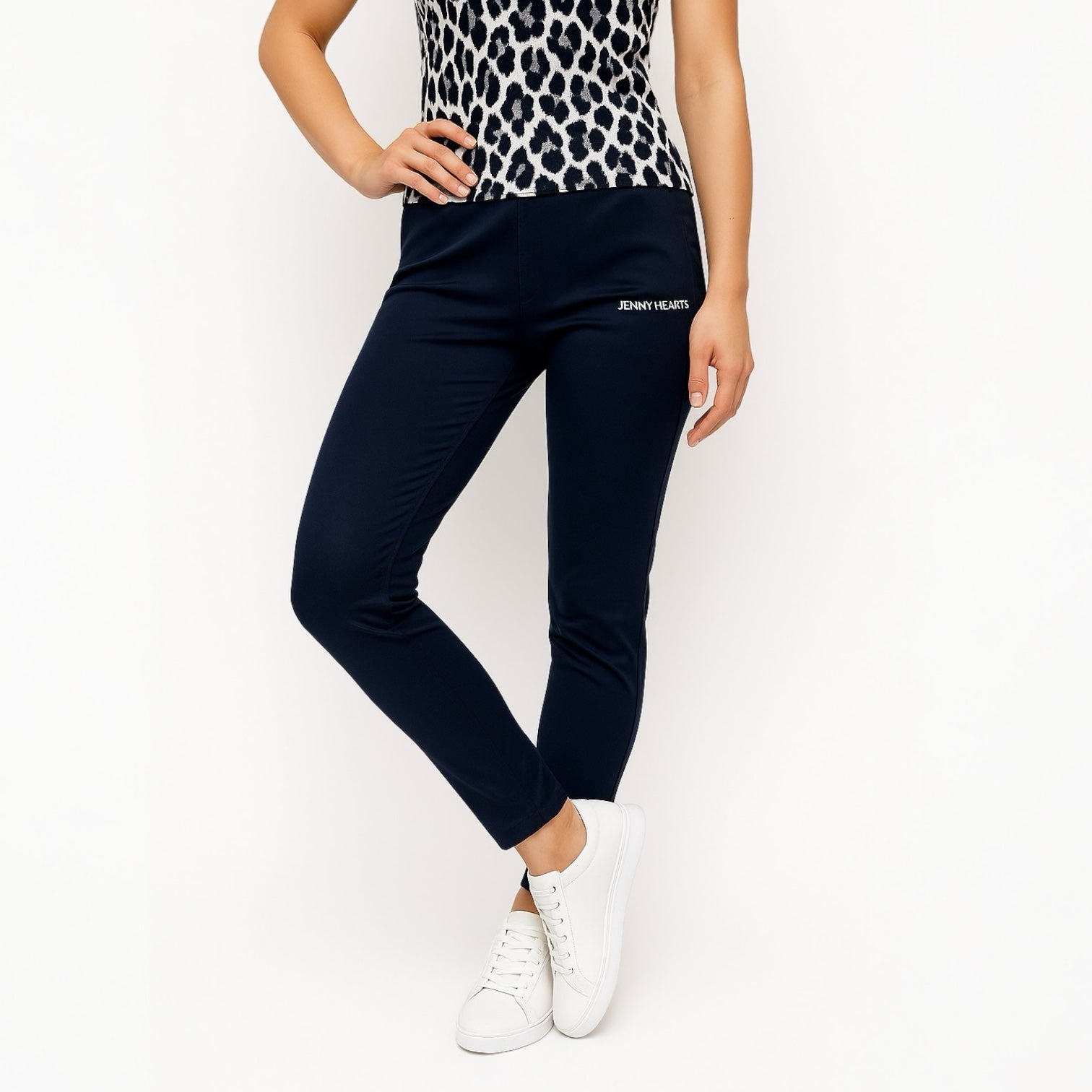 Ladies Slim Fit Pants ２Way Stretch ゴルフウェア レディース 夏 ストレッチパンツ スリム ドライ 伸縮性 UVカット 透防止 高品質素材 オールシーズン JH25-P061