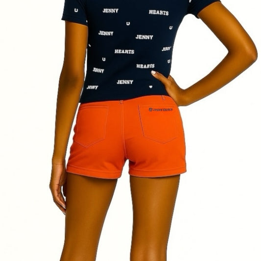 Ladies Elastic Short Pants 002 ウェストゴム付き レディース ショートパンツ 短パン 伸縮性高い