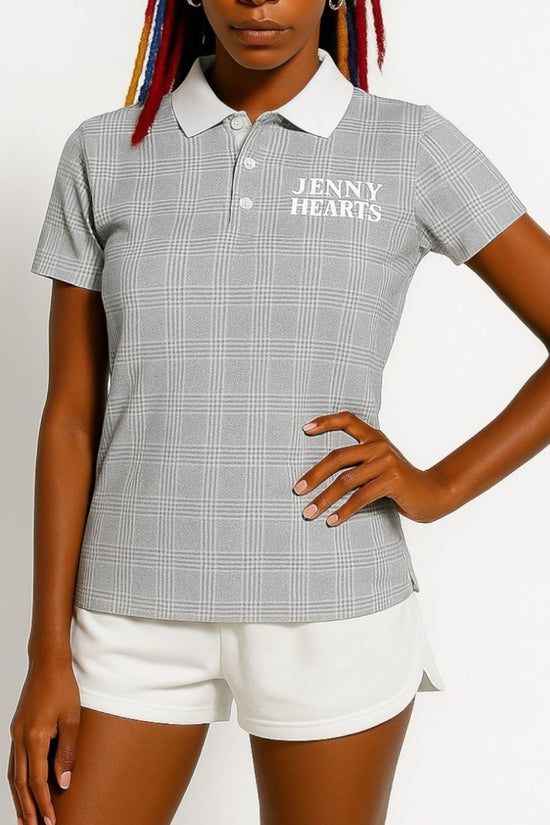 Ladies Polo Shirt Light Grey レディースゴルフウェア ポロシャツ ライトグレー レディース 春夏