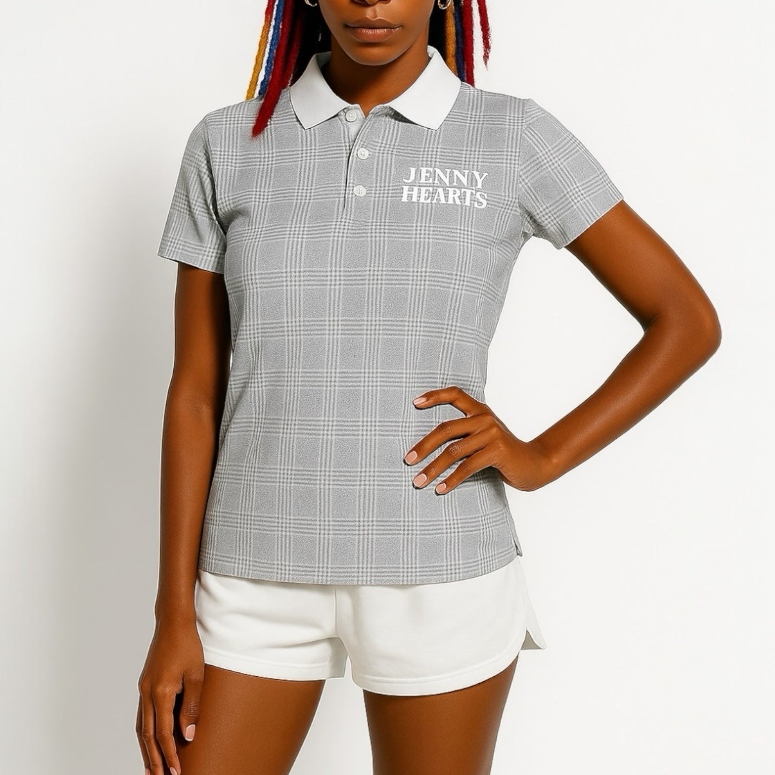 Ladies Polo Shirt Light Grey レディースゴルフウェア ポロシャツ ライトグレー レディース 春夏