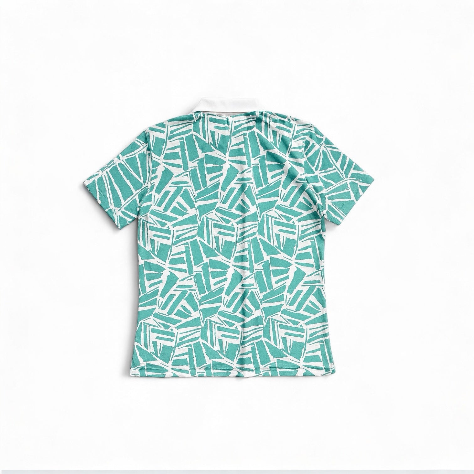 เสื้อโปโลสีเขียวสำหรับผู้ชาย ใส่เล่นกอล์ฟ แห้งเร็ว ยืดหยุ่น สดชื่น ฤดูใบไม้ผลิ/ฤดูร้อน