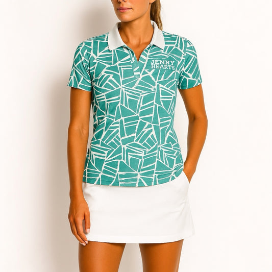 Ladies Polo Shirt Green レディース ポロシャツ グリーン ゴルフウェア 春夏
