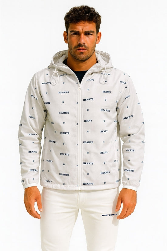 Mens Logotipo Blouson ゴルフウェア メンズ ブルゾン ジャンパー フード付き 軽量 極薄生地 裏メッシュ 撥水 UVカット 春夏秋 オールシーズン