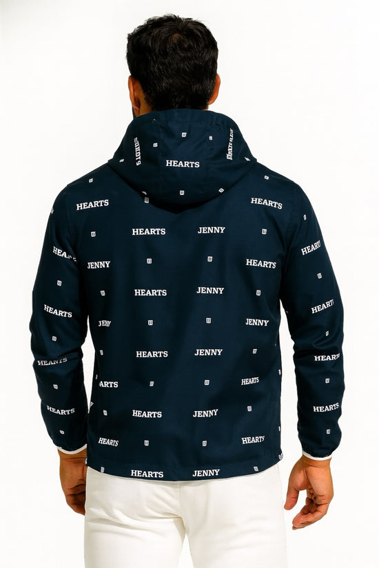 Mens Logotipo Blouson ゴルフウェア メンズ ブルゾン ジャンパー フード付き 軽量 極薄生地 裏メッシュ 撥水 UVカット 春夏秋 オールシーズン