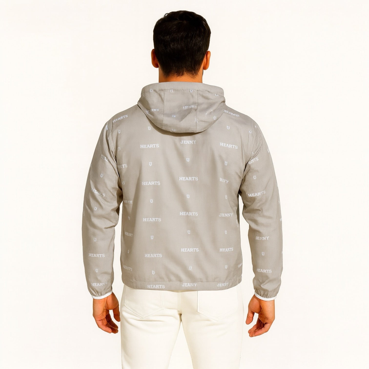 Mens Logotipo Blouson ゴルフウェア メンズ ブルゾン ジャンパー フード付き 軽量 極薄生地 裏メッシュ 撥水 UVカット 春夏秋 オールシーズン