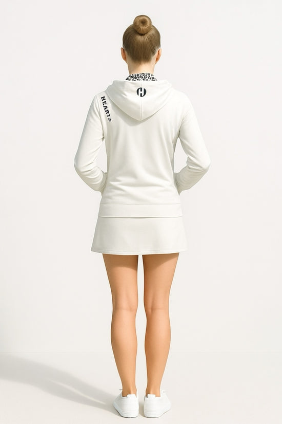 Ladies Smooth Hoodie レディース ゴルフウェア ブルゾン ハイストレッチ 接触冷感 なめらか肌触り UVカット 春夏秋