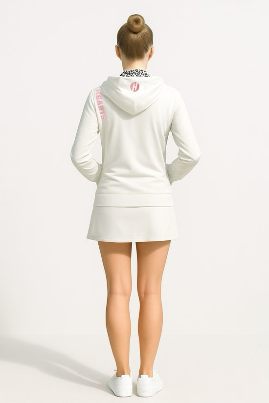 Ladies Smooth Hoodie レディース ゴルフウェア ブルゾン ハイストレッチ 接触冷感 なめらか肌触り UVカット 春夏秋