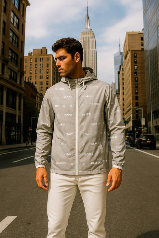 Mens Logotipo Blouson ゴルフウェア メンズ ブルゾン ジャンパー フード付き 軽量 極薄生地 裏メッシュ 撥水 UVカット 春夏秋 オールシーズン