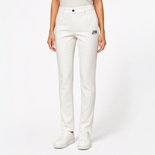 ＼予約販売／Golf Pants Slim Fit Straight Unisex ゴルフウェア 男女兼用 春夏秋 パンツ スリムフィット ストレート 伸縮性高い 速乾 接触冷感 UVカット 防透け 高機能 日本製 SDGS (la)