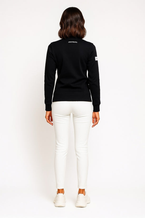 Ladies Blouson オールスターベアテレコ レディースゴルフウェア ブルゾン 長袖 暖かい 伸縮性高い 秋冬 黒