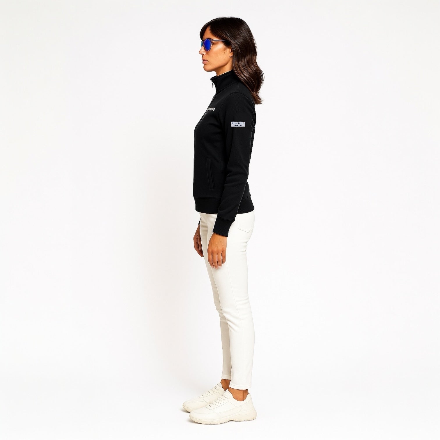 Ladies Blouson オールスターベアテレコ レディースゴルフウェア ブルゾン 長袖 暖かい 伸縮性高い 秋冬 黒