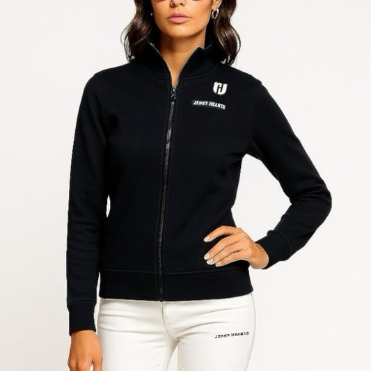 Ladies Blouson オールスターベアテレコ レディースゴルフウェア ブルゾン 長袖 暖かい 伸縮性高い 秋冬 黒
