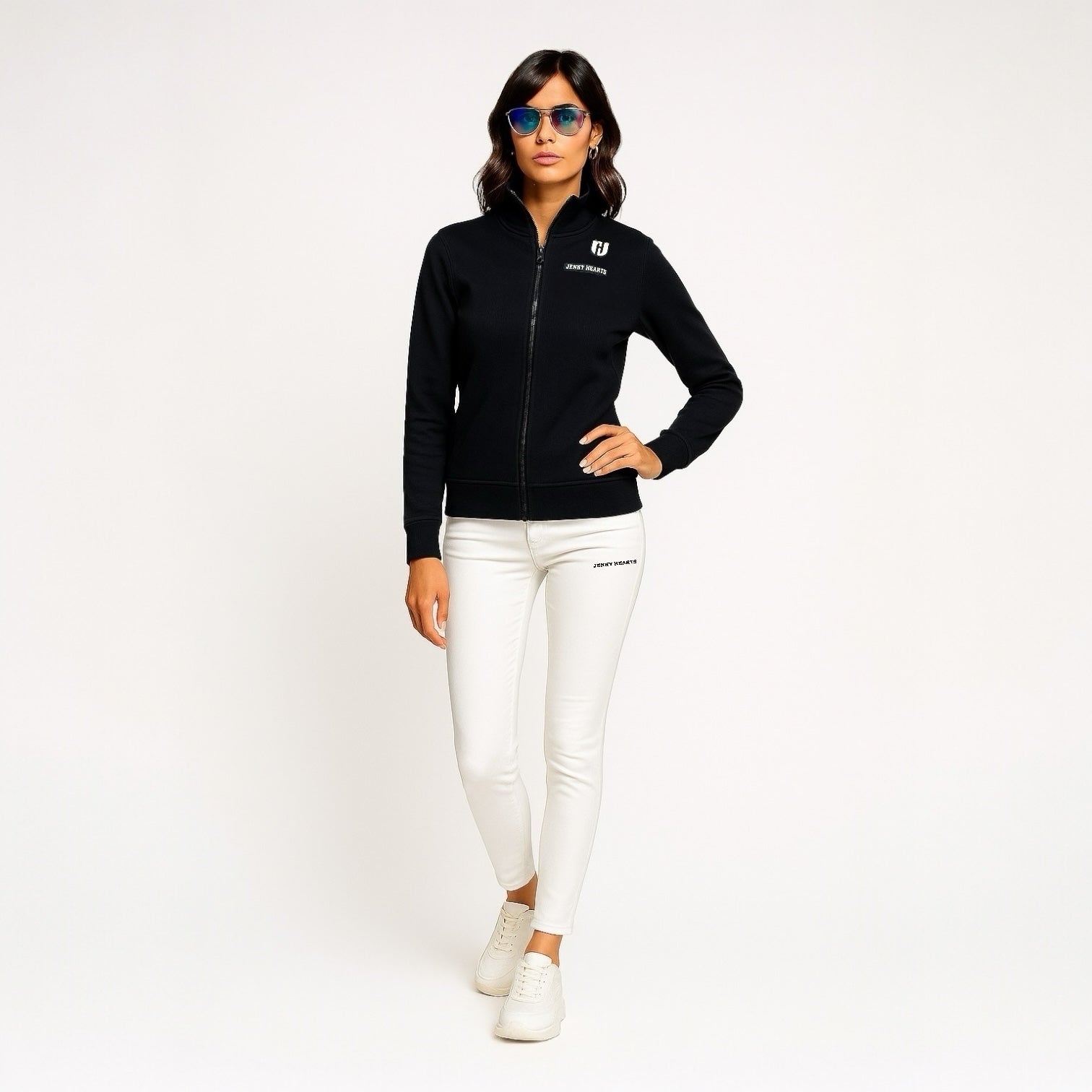 Ladies Blouson オールスターベアテレコ レディースゴルフウェア ブルゾン 長袖 暖かい 伸縮性高い 秋冬 黒