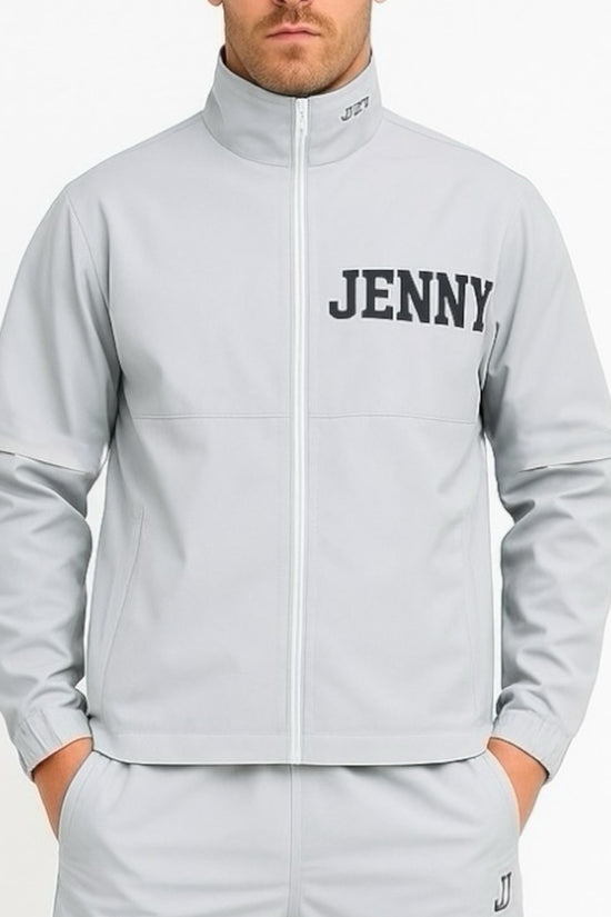 Unisex Rain Suit Light Grey JH-24R1001 ゴルフレインスーツ ユニセックス 上下セット オールシーズン 撥水 防水 カッパ