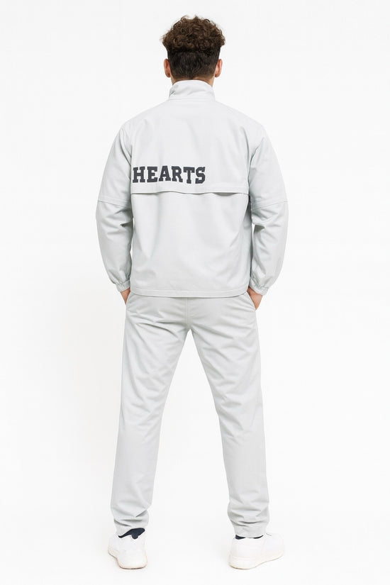 Unisex Rain Suit Light Grey JH-24R1001 ゴルフレインスーツ ユニセックス 上下セット オールシーズン 撥水 防水 カッパ