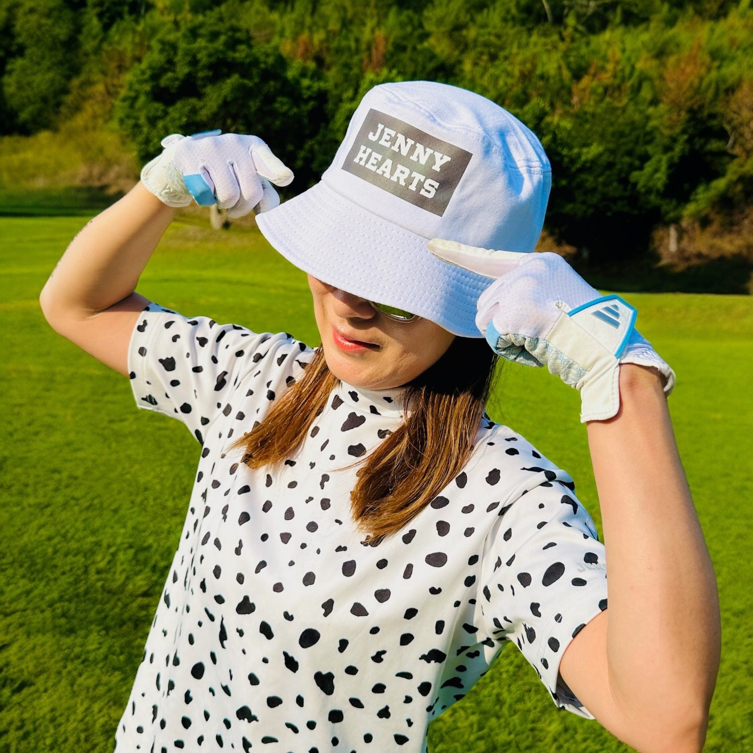 Unisex Golf Bucket Hat ユニセックス バケットハット コットン  58cm 男女兼用 オールシーズン