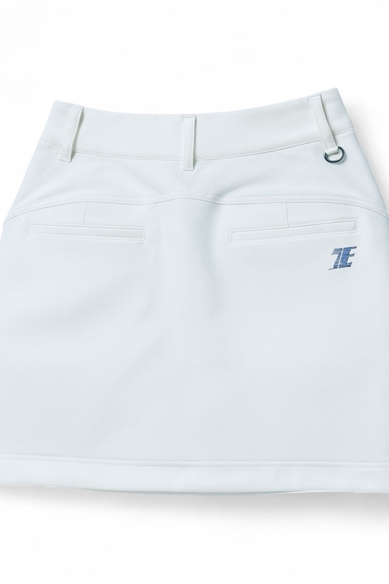 Ladies' Skirt 005, Size L, 71cm Waist, Includes Inner Pants, Stretch Golf Skirt, Ivory White, Made in Japan, High Quality, Spring/Summer